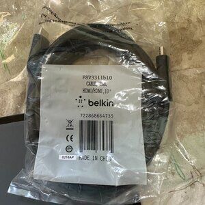 Belkin F8V3311B10 F8V3311B 10' HDMI Male Male Audio Video Cable F8V3311B10